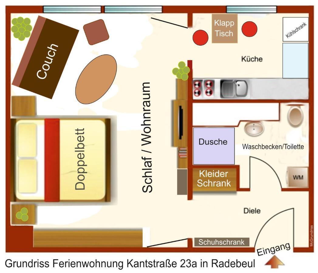Ferien-Und Gaestewohnung Radebeul Bagian luar foto